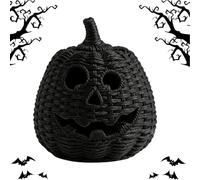 Captivating Seasonal Decor : The Pumpkin Halloween Figure Combines a fam