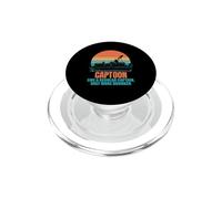 CAPTOON como UN CAPITÁN Regular Solo Borracho Meme Divertido Barco PopSockets PopGrip para MagSafe