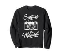Captura el momento Cámara Fotografía Arte Vintage Retro Vida Sudadera