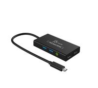 Capturadora de vídeo J5CREATE JVA01-N USB-C 1080p HDMI HUB 2xUSB Negro
