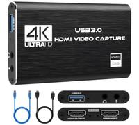 Capturadora Video USB 3.0 Compatible con Windows Linux OS X System