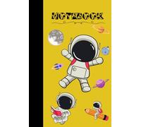 Capture every creative thought with featuring spaceships and astronauts: SIZE 5.5" × 8.5" in NOTEBOOK DIARY 120 pages