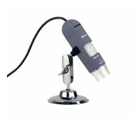 Capture sus descubrimientos con el microscopio digital portátil Deluxe 44302-C de Celestron, gris