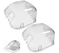 Capucha acoplable, cubierta trasera para alimentador de microchip para mascotas, evitar que las mascotas persistentes roben comida de la parte posterior del comedero, dos paquetes