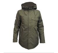 Capucha Borrego Hombre Heather Verde Cáñamo 2-1 Cortavientos 420 MWJ014 M Nwt