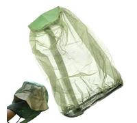 Capucha con red para moscas: malla transpirable para protección del cuello y la cara, cubierta ligera para exteriores | Diseño de ajuste automático Accesorio de defensa contra insectos para usuarios d