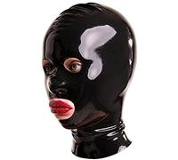 Capucha De Goma De Látex Con Orificios Para La Boca Y Las Fosas Nasales,Transparente,Pequeño