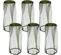 Capucha de Malla, Mosquitera, Capucha de Malla para Protección Facial, para Apicultura, Pesca, Camping al Aire Libre, Senderismo - 6 Piezas