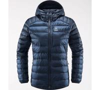 Capucha de plumón HAGLÖFS Roc (Azul Tarn) para mujer
