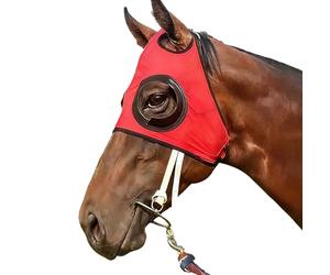 Capucha de protección para los Ojos de Caballo - Diseño de máscara contra Moscas con anteojeras de Malla a Prueba de, Protector de Escudo con anteojeras para Caballos cómodo y Transpirable | Com