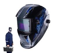 Capucha de soldadura con oscurecimiento automático, cubierta de soldadura con oscurecimiento automático, máscara de soldador con gran campo de visión, sombrero de soldadura para verbo
