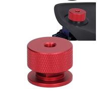 Capucha de soldadura Pipeliner, sujetador de aleación de aluminio Pipeliner Accesorios casco Piezas de repuesto Tornillos Flip Capucha (Rojo)