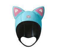 Capucha De Traje De Neopreno - Diadema De Buceo con Orejas De Gato, Gorro De Natación con Capucha De Buceo, Calor Engrosado Ajustable | 10,24 Pulgadas, Protección Solar, Deportes Acuáticos Esenciales