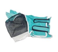 Capucha for caballos adecuada for pequeños, medianos y grandes. Máscara transpirable de varios tamaños for , pegada for prevenir mosquitos para caballos(Blue M)