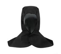 Capucha ignífuga para soldadores, tapa de soldadura protectora ignífuga, ignífugo a prueba de salpicaduras y quemaduras, transpirable, lavable (negro)
