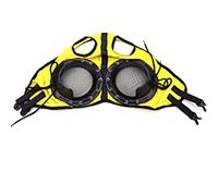Capucha intermitente, intermitentes de carreras de mascotas, máscara de ojos de carreras de caballos, máscara de ojos ecuestre, protector lateral, promueve el enfoque del caballo, control de arena