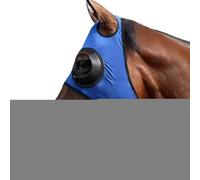 Capucha Intermitente para Caballos: Protector Ocular De Malla Transpirable, Cubierta para Máscara De Entrenamiento Equino, Equipo De Control De Visión, Equipo De Protección para La Cabeza De E