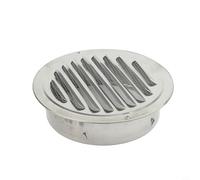 Capucha superior plana de acero inoxidable 304 para aberturas de ventilación de pared exterior optimizadas para e flujo de aire y resistencia al medio ambiente (200 mm)