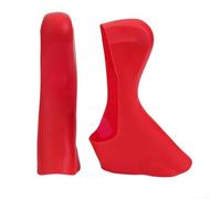 Capuchas de palanca de freno de silicona para bicicletas ST RS685, fundas antideslizantes para palanca de cambios diseñadas para un mejor control y uso duradero en varios climas (rojo)