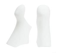 Capuchas de palanca de freno de silicona para modelos ST2300/3400, tacto cómodo y resistente a la intemperie para todos los ciclistas (blanco)