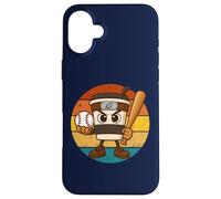 Capuchino Asesino Béisbol Lindo Italiano Brainrot Meme Kid Carcasa para iPhone 16 Plus