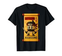 Capuchino Asesino Italiano Brainrot Meme Japonés Ninja Camiseta