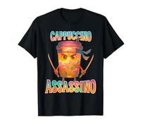 Capuchino Asesino Italiano Brainrot Meme Japonés Ninja Camiseta
