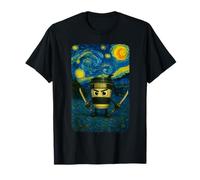 Capuchino Asesino Italiano Brainrot Meme Pintura Ninja Camiseta