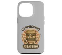 Capuchino Asesino Italiano Brainrot Meme Retro Japonés Carcasa para iPhone 13 Pro