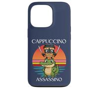 Capuchino Asesino Italiano Brainrot Meme Retro Puesta Del Sol Niños Carcasa para iPhone 13 Pro
