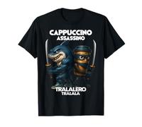 Capuchino Asesino Tralalero Tralala Italiano Brainrot Meme Camiseta