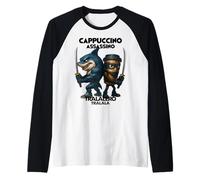 Capuchino Asesino Tralalero Tralala Italiano Brainrot Meme Camiseta Manga Raglan