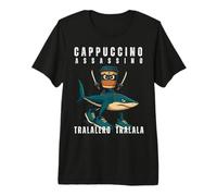 Capuchino Asesino Tralalero Tralala Italiano Brainrot Meme Camiseta Premium