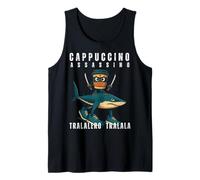 Capuchino Asesino Tralalero Tralala Italiano Brainrot Meme Camiseta sin Mangas