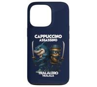 Capuchino Asesino Tralalero Tralala Italiano Brainrot Meme Carcasa para iPhone 13 Pro