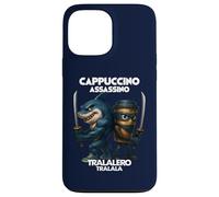 Capuchino Asesino Tralalero Tralala Italiano Brainrot Meme Carcasa para iPhone 13 Pro Max
