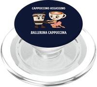 Capuchino Assassino & Bailarina Divertido Italiano Brainrot Meme PopSockets PopGrip para MagSafe