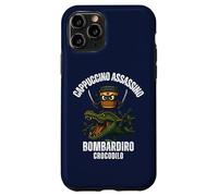 Capuchino Assassino Bombardiro Crocodilo Italiano Brainrot Carcasa para iPhone 11 Pro