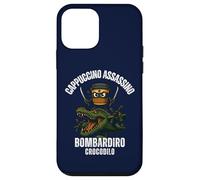 Capuchino Assassino Bombardiro Crocodilo Italiano Brainrot Carcasa para iPhone 12 Mini