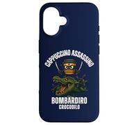 Capuchino Assassino Bombardiro Crocodilo Italiano Brainrot Carcasa para iPhone 16