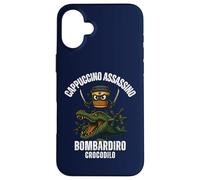 Capuchino Assassino Bombardiro Crocodilo Italiano Brainrot Carcasa para iPhone 16 Plus