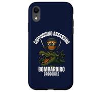 Capuchino Assassino Bombardiro Crocodilo Italiano Brainrot Carcasa para iPhone XR
