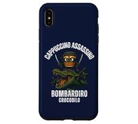 Capuchino Assassino Bombardiro Crocodilo Italiano Brainrot Carcasa para iPhone XS MAX