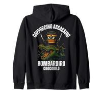 Capuchino Assassino Bombardiro Crocodilo Italiano Brainrot Sudadera con Capucha