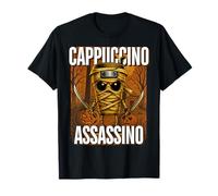 Capuchino Assassino Momia Summerween Italiano Brainrot Meme Camiseta