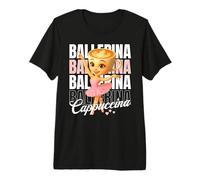 Capuchino Bailarina Camiseta Premium
