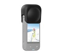 Capuchón de Lentes, Andoer Tapa de Lente de cámara panorámica Cubierta Protectora de Lente de Silicona Suave Compatible con Accesorio de cámara Insta360 One X3