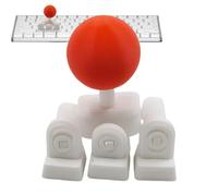 Capuchon Joystick Clavier 3D Imprimé Rétro 6,6 Cm, Accessoire Remplacement Arcade Contrôleur, Stick Précision Pour , Esports, Tournoi Et Entraînement