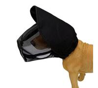 Capuchón para perro, protección antimasticación, cachorro - Máscara de seguridad de malla canina - para amantes de los animales Entrenadores de senderismo, camping, entrenamiento, rehabilitación