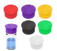 Capuchones Para Viales De Vidrio | 6 De Laboratorio Fáciles De Limpiar | Tapones Protectores Para Viales De Vidrio - Para Organización Almacenamiento De Industrial Investigación